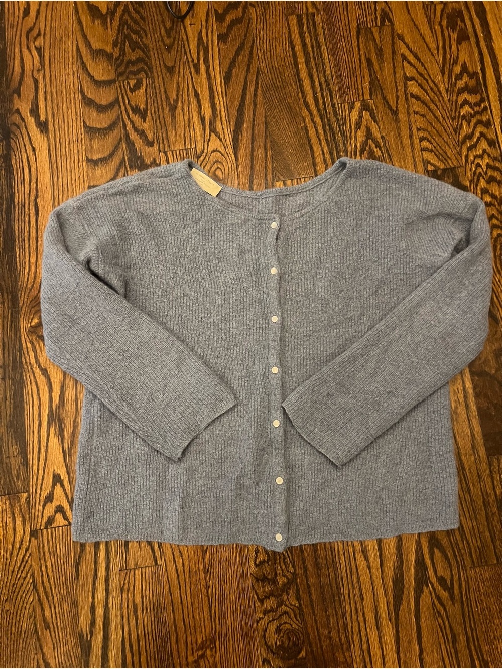 Sezane gaspard cardigan in vintage blue size s